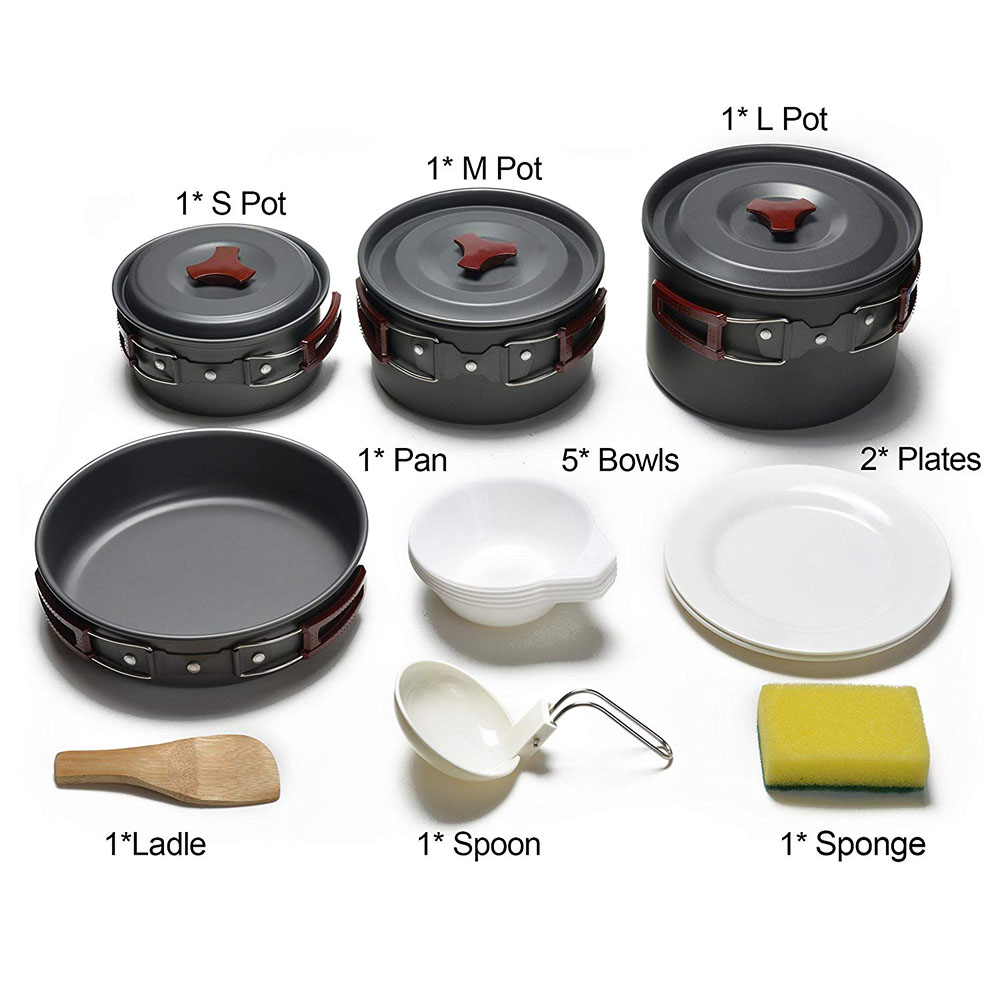 طقم أدوات طهي للتخييم في الهوا - مراجعة Kitchen Baking Pan Set وسعره